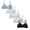 5 Pack-Dark Gray+White+Green+Light Gray+Black, variant on HuaAngel Girls Training Bralette Cotton Wirefree Soft Cups Adjustable Straps 5 Pack Size 32-38