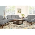 thumbnail image 4 of Office Star Products Davenport Sofa in Charcoal Fabric with Coffee Legs K/D, 4 of 7