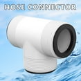 thumbnail image 4 of HomeLife Inflatable Pool Hose Three-Way Connector 1.5-Inch Pool Pump T Splitter with 3 L Rings, 4 of 10