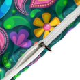 thumbnail image 4 of HAHDAXIA Floral Pattern Bedding Solid Comforter Set for All Seasons,3 Pieces(1 Comforter+2 Pillowcases),Soft Microfiber Bedding Set Full(79"x90"), 4 of 7