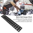 thumbnail image 4 of Nut and  Thread Checker, Dual Unit Robust Metal  Nut Thread Size Gauge Accurate 14 Sizes  for Automotive Repair, 4 of 8