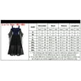 thumbnail image 6 of Vintage Clothing Gothic Off Shoulder Strappy Mesh Transparent A Line Length Slip Dress Party Outfit-DM03 Navy Blue Black-5XL, 6 of 7