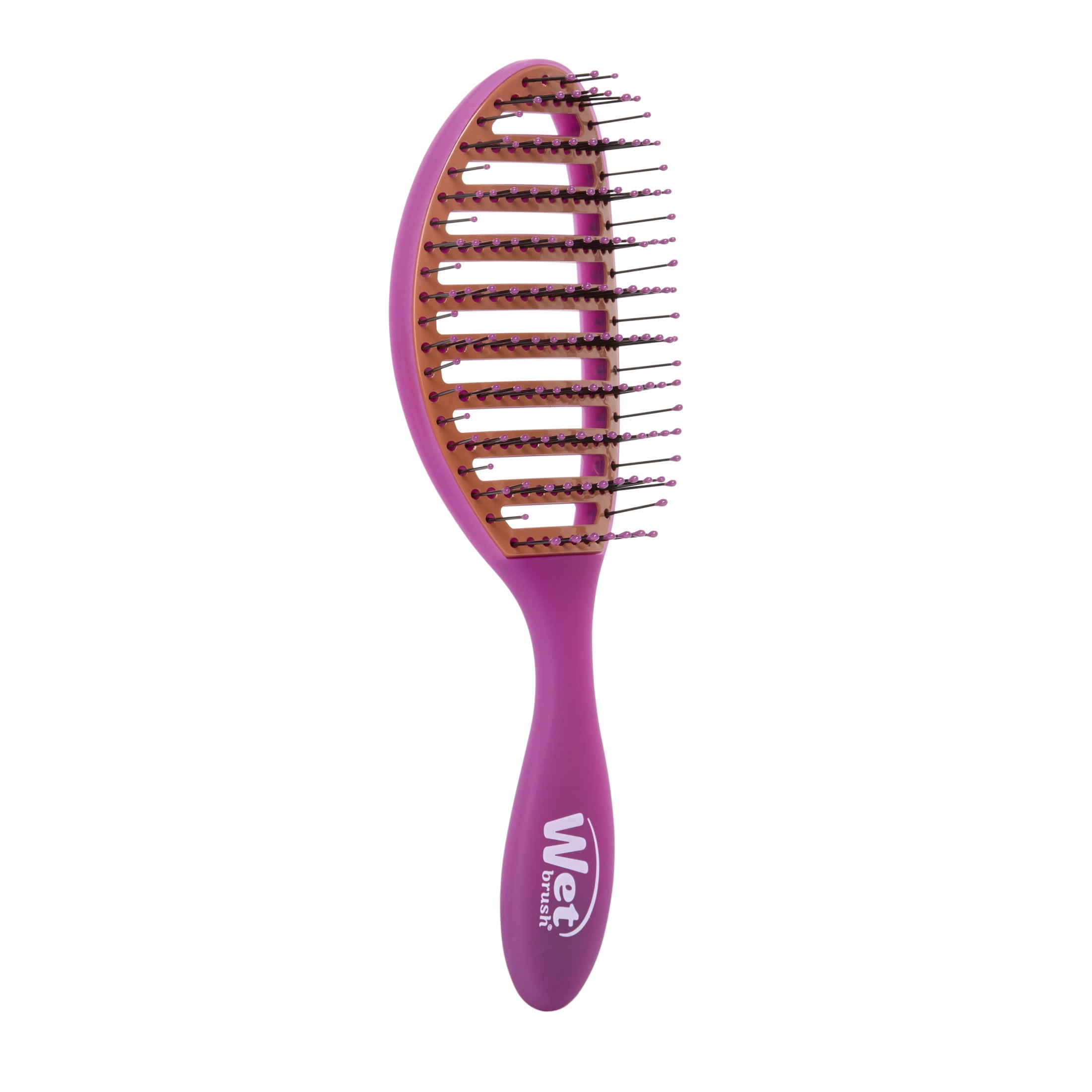 Wet Brush Ceramic Speed Dry Hair Brush With Purple Ceramic Coating For Faster Blow-Drying