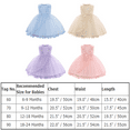 thumbnail image 5 of IBTOM CASTLE Baby Girl Flower Dress Sleeveless Lace Bowknot Princess Tulle Tutu Bridesmaid Wedding Baptism Birthday Party Prom Gown 12-18 Months Purple, 5 of 9