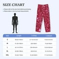thumbnail image 6 of Kdxio Pink Glitter Print Men's Sleep Pajama Pant Lounge Pants with Pockets, 6 of 8