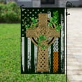 thumbnail image 6 of Irish Shamrock American US Flag - House Flag (29.5" x 39.5"), 6 of 9