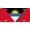 Antigua and Barbadu, variant on 12" x 6" Aluminum License Plate – North American Flag Designs – Durable UV-Printed Metal Car Tag for Front Plate Mounting, Garage Décor, Gifts & Collectors (Sint Maarten)