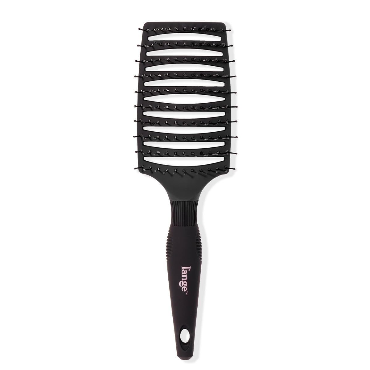 L'ange Hair SIENA WIDE Brush: Pro Detangler for All - Vented, Flexible, Heat-Resistant