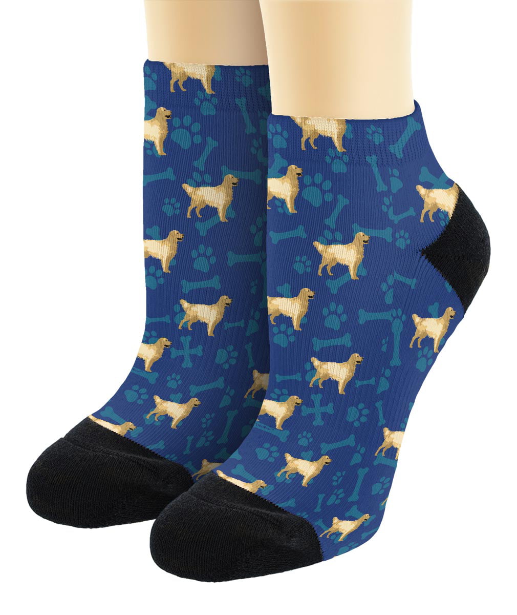 Retrievers Dogs Owners Socks Novelty Gift I Love Golden Retriever dog Socks 