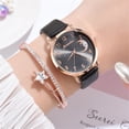 thumbnail image 2 of Kcodviy Ladies Watch Fashion Quartz Watch With Bracelet, Bracelet + Watches Women Gift Women'S Casual Quartz Leather Strap Watch Analog Wrist Watch Fashion Watch Leather Elegant Women Watches Ladies B, 2 of 4