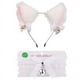 thumbnail image 4 of Horquilla con lazo para el pelo con orejas de gato, diadema con orejas de animal femenino, accesorios para tocado de gato, diadema con orejas de gato, fácil de usar, material duradero, 4 of 6