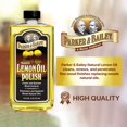 thumbnail image 2 of Limpiador de madera y pulidor de muebles Parker & Bailey Lemon Oil, 2 of 7