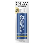 Olay Regenerist Hyaluronic Acid SPF 30 + Peptide 24 Face Moisturizer, Fragrance-Free 1.7 oz *EN