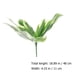 thumbnail image 5 of Paquete de 3 hojas artificiales de plantas tropicales falsas., 5 of 7