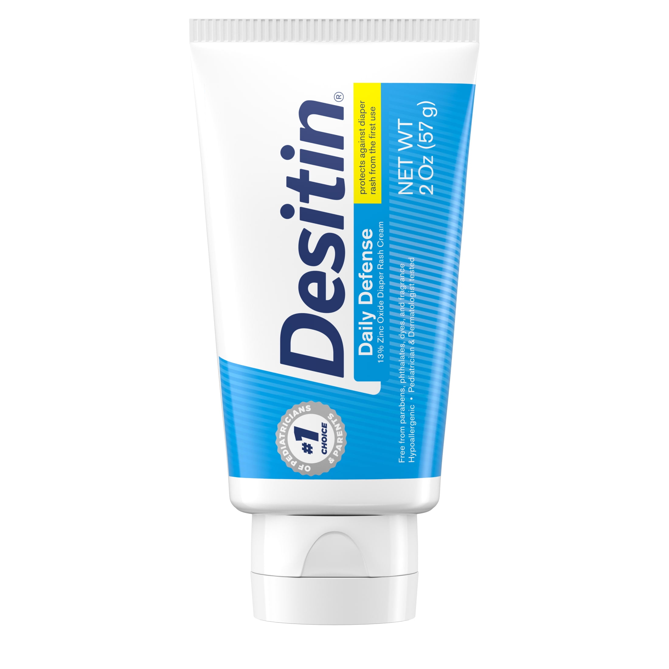 (2 pack) Desitin Daily Defense Baby Diaper Rash Cream, Travel Size, 2 oz