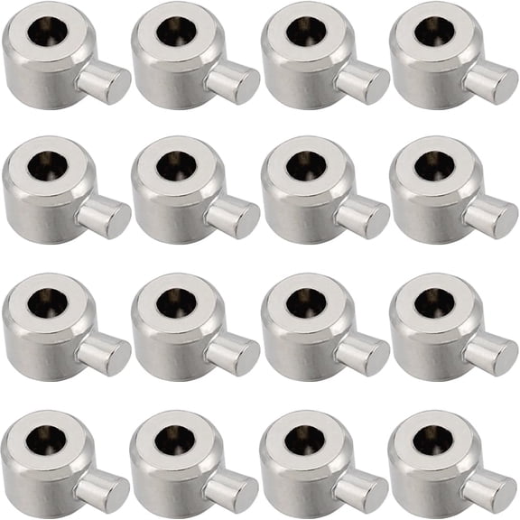 1 Box 40Pcs Silver Crimp Bead Round Spacer Beads Brass Rondelle Crimper Irregular Metal End Accessories Crimping Beads for Jewelry Making Bead Assortments DIY Crafts Bracelets Necklaces