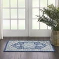 thumbnail image 2 of Nourison Tranquil Persian Indoor Rug Ivory Navy 2' x 4', 2 of 8