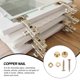 thumbnail image 2 of 8 Pcs Brass Screws Decorative Metal Nail Decorative Screws Screw Covers Decorative Caps, 2 of 2