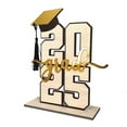 thumbnail image 2 of HLONK 2025 Graduation Season Decoration Grad Party Decor Graduation Party Grad Party Table Wood Sign Holiday Decorations for Home Festival Decor, 2 of 9