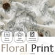 thumbnail image 3 of Cortina Visillo de Lino Jinchan para Cocina 50x41 cm Floral, 3 of 9