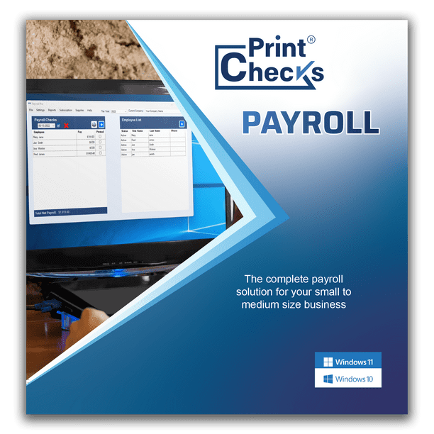 Payroll Pro Payroll Software For Windows 10 Cd Includes 12 Month License Walmart Com