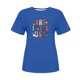 thumbnail image 4 of Fiudx Ofertas Del Día Camiseta de Manga Corta con Cuello Redondo y Estampado de Bandera de Moda para Mujer, 4 of 4