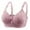 Pink, variant on Bras for Women,Plus Size Push Up Bra Lace Jacquard Underwire Free Comfortable Support,Sports Bras for Women,Grey,100C