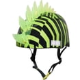 thumbnail image 1 of Casco de bicicleta Krash Mohawk Dazzle Green LED para adolescentes, unisex, 1 of 1