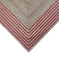 thumbnail image 4 of Oussum Braided Natural Jute Area Rug Indoor Area Runner Striped Pattern Vintage Rugs Online, 4 of 6