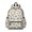 Mushroom and Toadstool White Pattern-1, variant on Mushroom and Toadstool Pink Pattern Cute School Backpack with Padded Back and Adjustable Shoulder Straps 13.4"x11"x4.7"