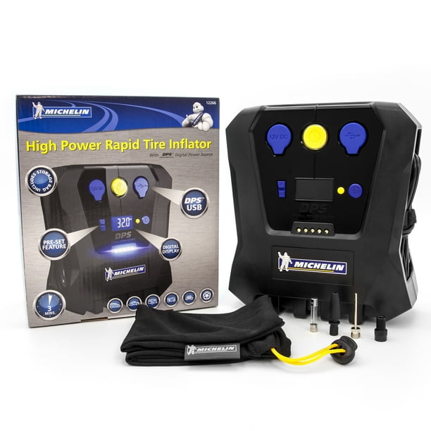 Michelin High Power Rapid 12V Digital Gauge Display Tire Inflator