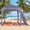 Dark Blue, variant on Simenmax 6x6ft Beach Cabana, Large Beach Canopy with Side Wall, UPF 50+ Protection Easy Setup Beach Tent Sun Shelter, Portable Beach Tent for Whole Family, Light Blue