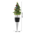 thumbnail image 2 of UEETEK Zinc Alloy Christmas Tree Wine Bottle Stopper Assorted Colors for Wine Accessories, 2 of 8