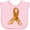 AD-Pink, variant on Inktastic Leukemia Awareness with Orange Ribbon Made of Hearts Boys or Girls Baby Bib