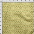 thumbnail image 4 of oneOone Polyester Spandex Yellow Fabric Coffeeinated & Vaccinated Craft Projects Decor Fabric Printed By The Yard 56 Inch Wide, 4 of 4
