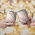 thumbnail image 2 of 12oz Insulated Wine Tumbler with Lid & Straw, Stainless Steel Egg Shape Cup, Liquid & Marble Print, 2 of 5