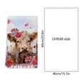 thumbnail image 3 of DefiDgd 2pcs 24x16inch Highland Cattle Kitchen Towels,Absorbent Dish Towels,Farmhouse Hand Towel for Kitchen Bathroom Decor Housewarming Gift(K), 3 of 6