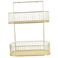 thumbnail image 5 of FOMIYES  Sauce Container Rack Spice Organizer Wall Mounted Racks for Kitchen Golden, 5 of 8