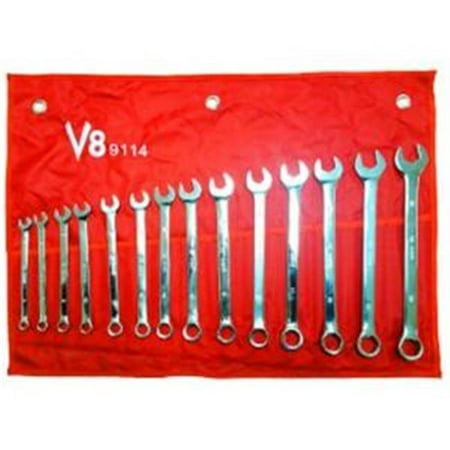 

Long Pattern SAE Combo Wrench Set 14 Piece
