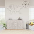 thumbnail image 1 of vidaXL Sideboard Concrete Grey 120x36x69 cm Engineered Wood, 1 of 5
