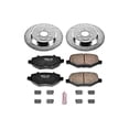 thumbnail image 2 of Power Stop Brake Kit K4744 1-Click Brake Kit; Carbon Fiber Ceramic Brake Pads; 12.99 Inch Silver Zinc Plated Cross-Drilled And Slotted Rotor; With Rotor/Brake Pad/Hardware, 2 of 4
