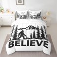 thumbnail image 2 of Erosebridal Jungle Gorilla Bedding Sets Full Size, Rustic Farmhouse Comforter Sets with Sheets, Woodland Animal Decor, Reversible 7pcs, 2 of 5