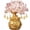 Pink, variant on DELESYS Crystal Money Tree Feng Shui Bonsai for Money Money Wealth and Success Home Feng Shui Decorations Citrine Tree, 2.4" × 2.4" × 6.3"
