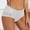 Grey, variant on Siminsem Cheeky Panties for Women Lace Underwear Low Rise Seamless Breathable Scalloped Lace Trim Brazilian Cut Panties Ladies Soft Cotton Liner Multipack, Black,L