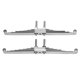 thumbnail image 5 of Ounissouiy RCGOFOLLOW-asiento fijo de placa de acero resistente al desgaste, asiento fijo para placa de acero 1/14 Rc, pieza de coche LMT 4WD RC Kits de construcción modelo TYPE3, 5 of 6