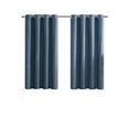 thumbnail image 4 of Eclipse Auden Traditional Blue Grommet Blackout Single Curtain Panel, 52" x 63", 4 of 5