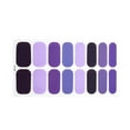 thumbnail image 2 of Kehuo 16 Strips Semi Cured Gel Nail Stickers Nail Lamp Required Gel Nail Polish Wraps Gel Nail Art Stickers for Women Girls, Beauty & Personal Care, 2 of 4