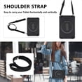 thumbnail image 5 of Shockproof Case for Samsung Galaxy Tab A9+ Plus 11" SM-X210 X216 X218, Military Grade Protection Rotating Stand Hand Strap Shoulder Strap Kids Friendly Bumper Rugged Case for Galaxy Tab A9+,Black, 5 of 8