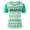 Green2, variant on Trendfront Womens Mexico Letter Graphic Soccer V Neck Short Sleeve Geometric Print Country Pride Football Fan Match Day Athletic Style Top