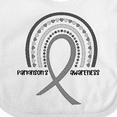 thumbnail image 4 of Inktastic Parkinson's Awareness Ribbon Rainbow Boys or Girls Baby Bib, 4 of 4